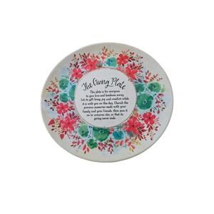 The giving sharing with friends plate Friendsgiving plate 11.5 in‎ by 10.5 in